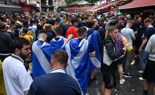 Les fans écossais en nombre dans les rues londoniennes.