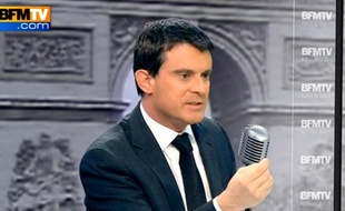 Manuel Valls le 21 janvier 2013 sur BFM TV.