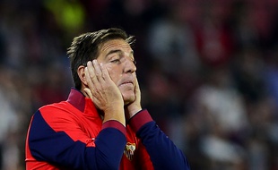 Eduardo Berizzo, le 29 octobre 2017, quand il était encore entraîneur de Séville.