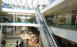 L'accident s'est produit au centre d'escalade situé dans le centre commercial du Confluent à Lyon (Illustration)