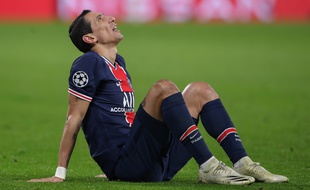 Angel Di Maria a raté un penalty lors de Leipzig-PSG en Ligue des champions, le 4 novembre 2020.