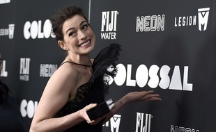 Anne Hathaway à l'avant-première de «Colossal», le 28 mars 2017.