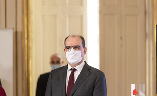 Le Premier ministre Jean Castex à Matignon (Illustration)