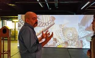 Strasbourg, le 21 octobre 2015: Exposition Alsaxy au Shadok