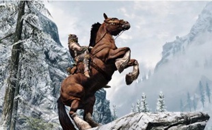 En 2012, vos consoles verront l'univers fantasy de « Skyrim » (en haut) et la loufoquerie de « Raymans Origins » (en bas).