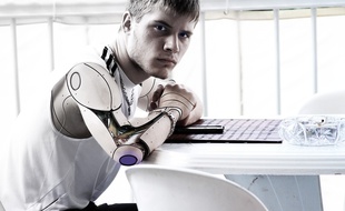 Illustration, transhumanisme.