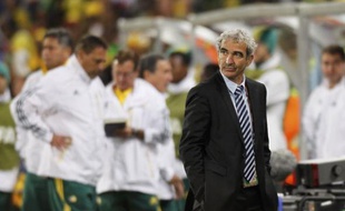 Raymond Domenech, le 22 juin 2010 à Bloemfontein.