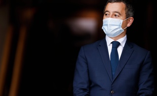 Gérald Darmanin, le 20 octobre 2020 à Bobigny.