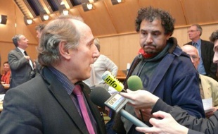 Patrick Jarry, maire de Nanterre et candidat à la tête de l'Epad, mardi 20 octobre 2009
