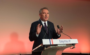 François Bayrou lors de sa conférence de presse du 22 février 2017