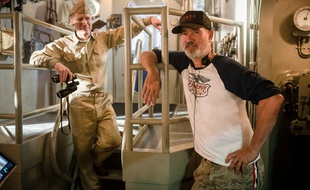 Roland Emmerich sur le plateau de «Midway»