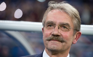Frédéric Thiriez au Stade de France le 19 avril 2014.