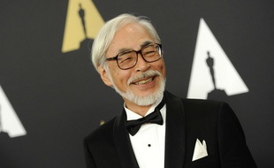 Hayao Miyazaki à Los Angeles, le 8 novembre 2014.