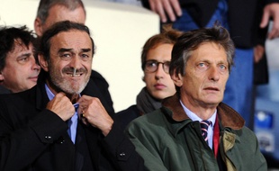 Nicolas de Tavernost (à droite) et le président des Girondins Jean-Louis Triaud sont des amis de longue date.
