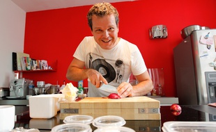 Philippe ESCAICH, un candidat Lyonnais de Masterchef, le 1 octobre 2013. C Villemain/20 Minutes