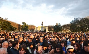 La marche pour la paix à Montpellier.
