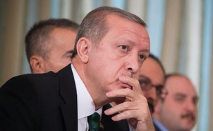 Le président turc Recep Tayyip Erdogan, lors d'une réunion à Paris, le 1er décembre 2015
