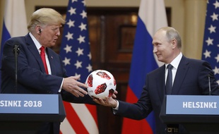 Donald Trump a rencontré Vladimir Poutine à Helsinki, le 16 juillet 2018.