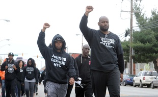 Des manifestants après la mort de Freddie Gray à Baltimore, aux Etats-Unis, le 19 avril 2015.