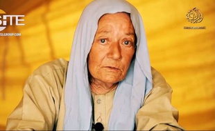 Sophie Pétronin, dans une vidéo diffusée par le "Groupe de soutien à l'islam et aux musulmans", selon SITE, un centre américain spécialisé dans la surveillance en ligne de la mouvance djihadiste.