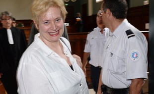 La magistrate après l'audience du 2 juillet. AFP PHOTO / MEHDI FEDOUACH