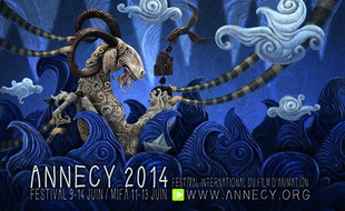 L'affiche du festival d'Annecy 2014
