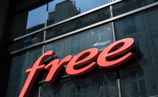 Logo de l'opérateur Free, propriété du groupe Iliad. (Illustration)