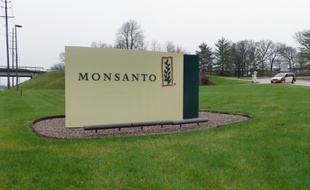 L'entrée du siège de Monsanto à Saint-Louis (Missouri), le 7 avril 2014