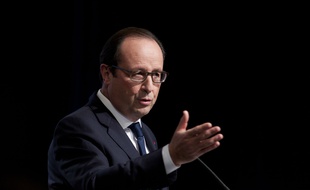 François Hollande à Montréal au Canada, le 4 novembre 2014.