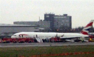 Le Boeing de British Airways a fait une sortie de piste.