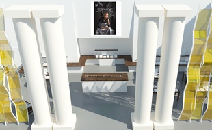L'atrium du PBA comme il devrait être après les travaux.