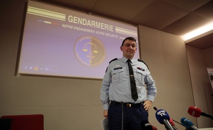 Le général Jean-Philippe Lecouffe en février 2019 lors d'une conférence de presse