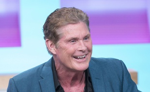 L'acteur David Hasselhoff sur le plateau de «Sunday Brunch» à Londres en janvier 2016
