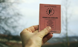 Illustration: Le permis de conduire français.