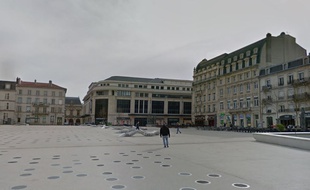 La place Simone Veil à Nancy