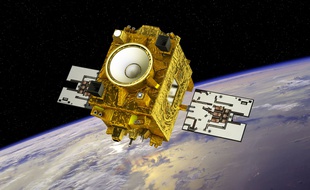 Illustration du satellite Microscope par le CNES.