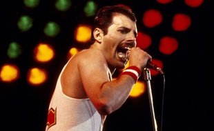 Freddie Mercury en concert en 1982