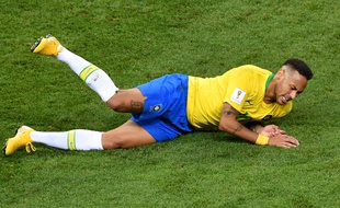 Neymar, dans sa position préférentielle