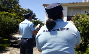 Illustration de gendarmes de Haute-Garonne en intervention.