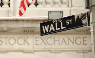 Façade de la Bourse de New York, sur Wall Street