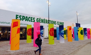 L'espace "Générations climat" a ouvert ses portes le 1er décembre au Bourget.