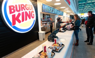 Marignane le 8 janvier 2013 - Burger king ouvre son premier restaurant en France a l ' aeroport de Marignane Marseille Provence