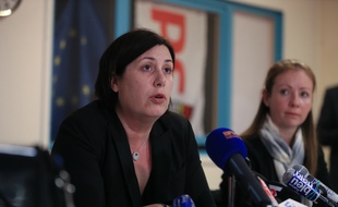 Pernelle Richardot, tête de liste PS du Bas-Rhin pour les élection régionales ACAL. Strasbourg le 07 décembre 2015.