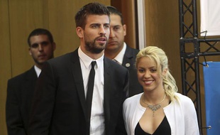Shakira et son compagnon Gerard Piqué.