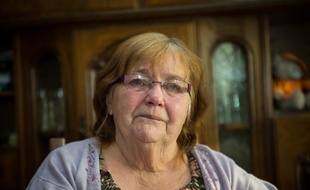 Yvette Bert à son domicile le 23 septembre 2014 à Saint-Omer