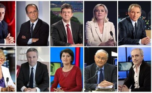 Les trois candidats qui se disputent la troisième place dans les sondages depuis le début de la campagne, Jean-Luc Mélenchon, Marine Le Pen et François Bayrou, mobilisent aussi leurs partisans pour ce dernier week-end avant le premier tour :