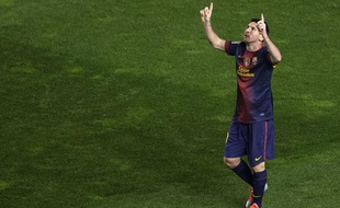 Le joueur du Barça Lionel Messi, le 27 octobre 2012, à Madrid.
