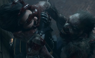 Galahad, aux prises avec un Hybride dans The Order 1886.
