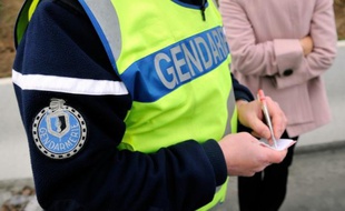 Un gendarme donne une contravention le 26 octobre 2012 (illustration)