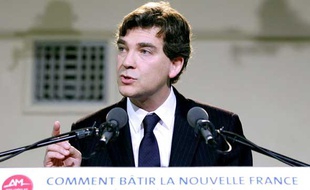 Arnaud Montebourg a officialisé sa candidature aux primaires socialistes le 20 novembre 2010 à Frangy-en-Bresse.